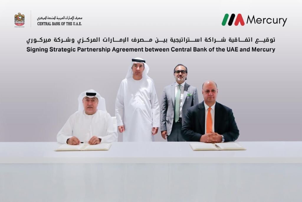 UAE central bank partners with Mercury to launch new joint venture