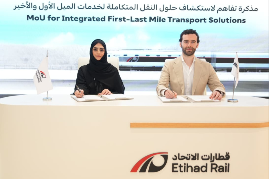 Yango Group and Etihad Rail sign MoU to enhance passenger mobility