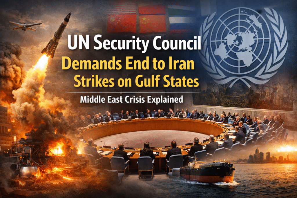 UN Security Council Demands End to Iran Strikes on Gulf States – Middle East Crisis Explained