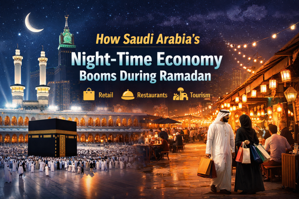 How Saudi Arabia’s Night-Time Economy Takes Over During Holy Month How Saudi Arabia’s Night-Time Economy Booms During Ramadan